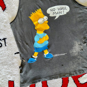 Bart Simpson Tank Top Size Large