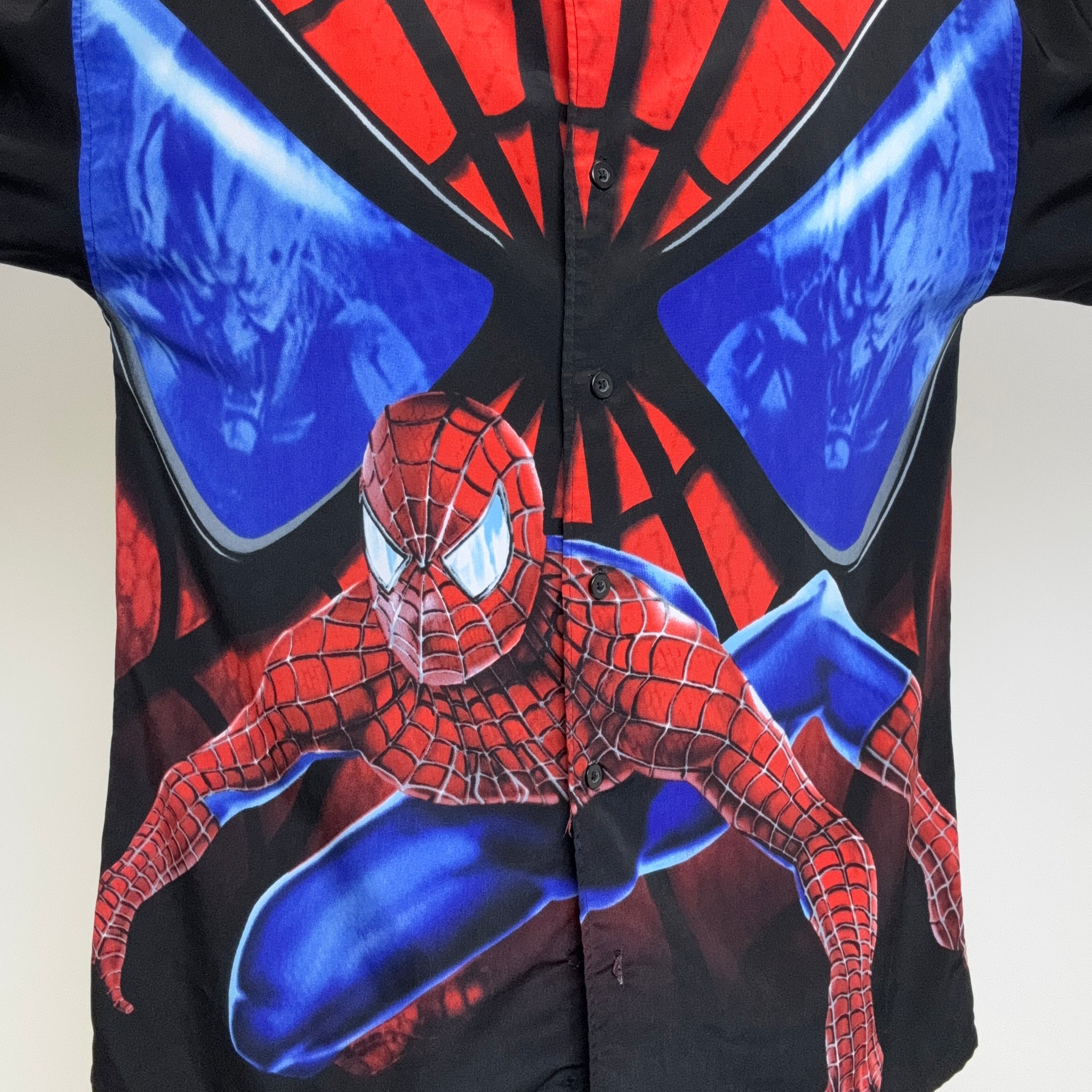 Spider-Man Button Up Large