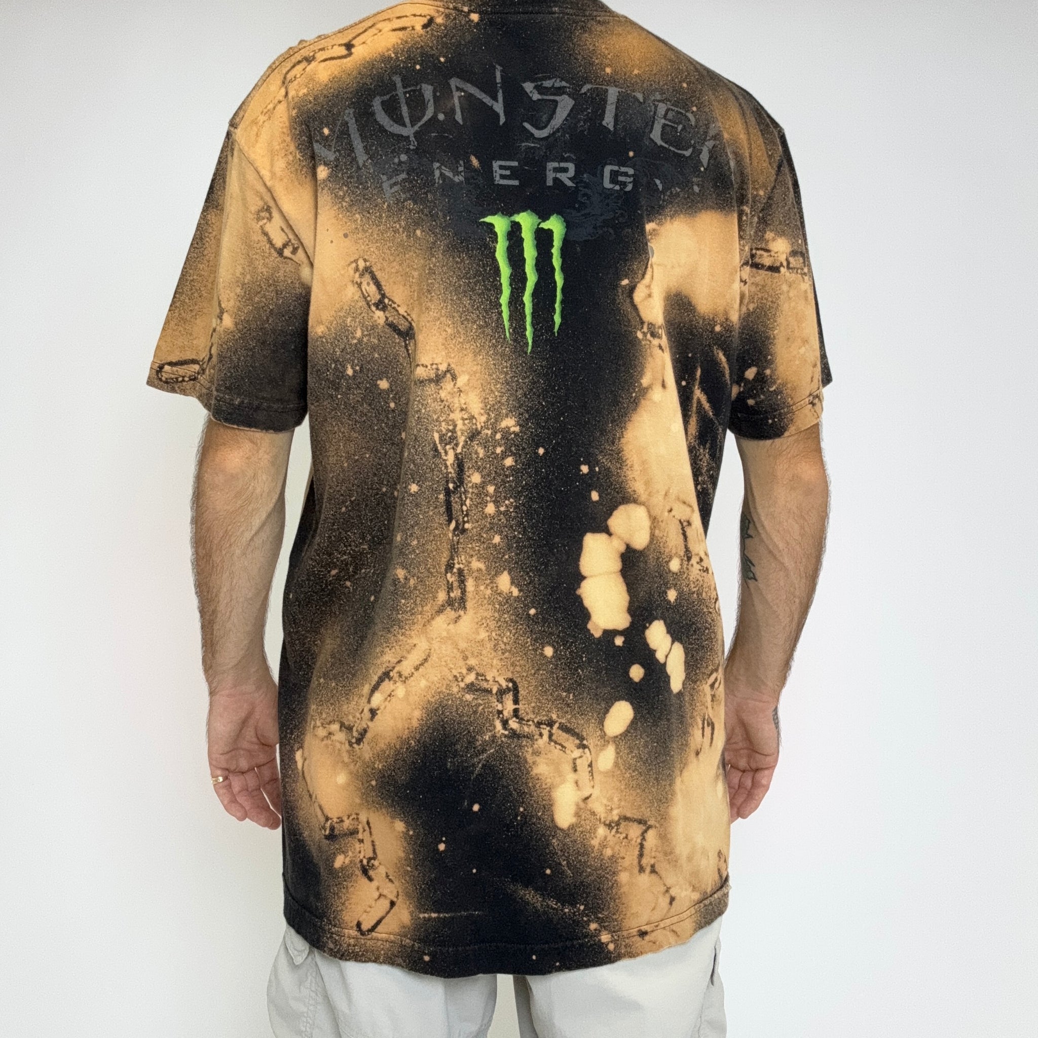 Monster Energy Custom T-shirt Size XL