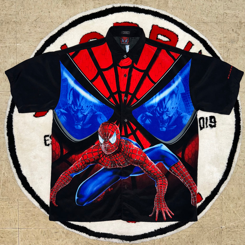 Spider-Man Button Up Large