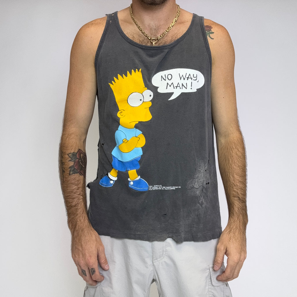 Bart Simpson Tank Top Size Large