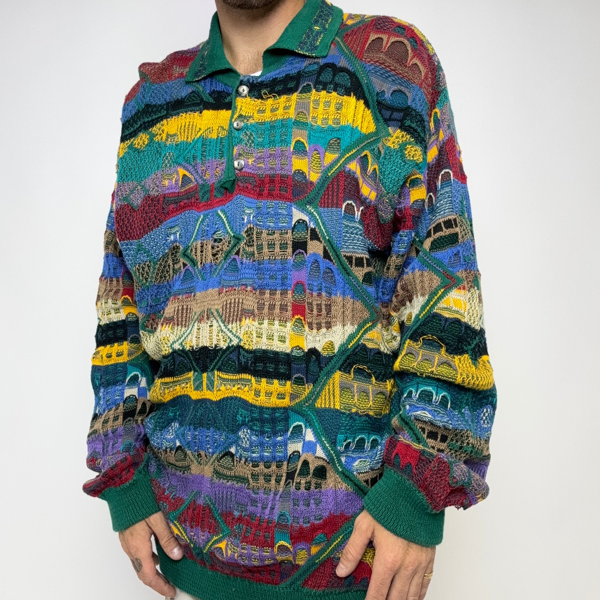 Vintage COOGI Sweater Collared