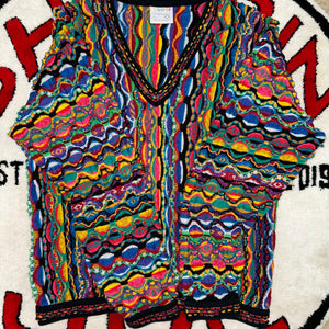 Vintage COOGI “Ruffles” V-Neck