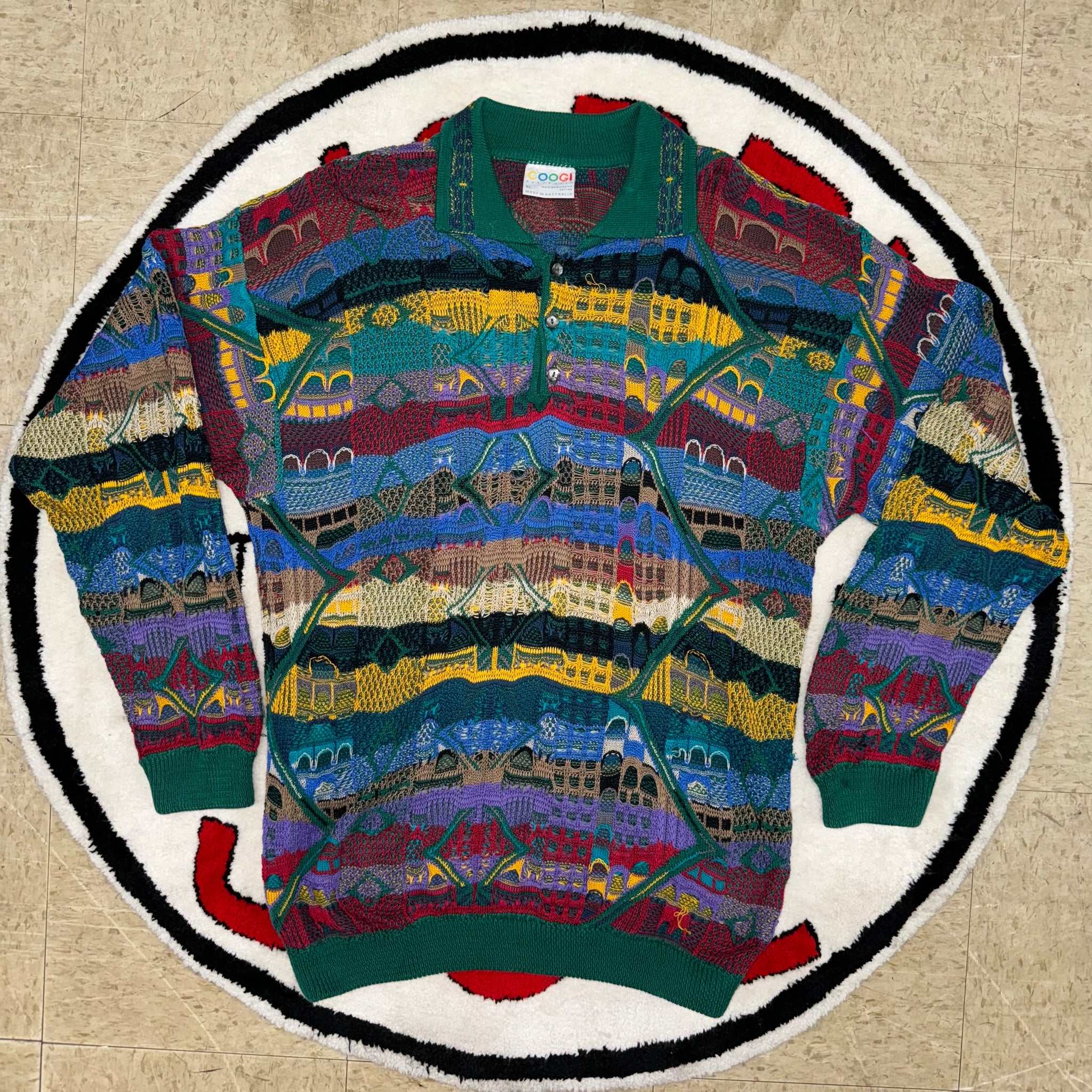 Vintage COOGI Sweater Collared