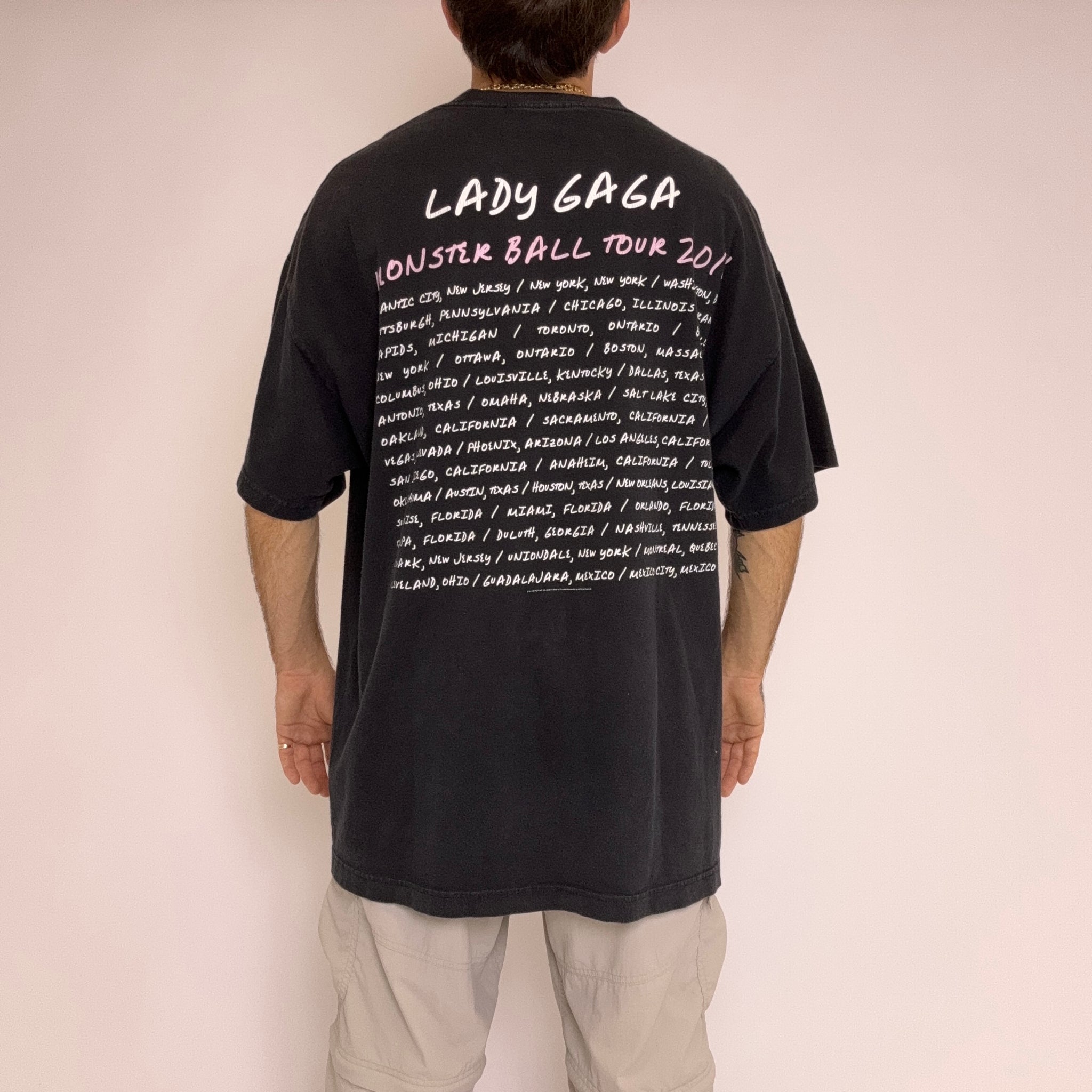 Lady Gaga Monster Ball Tour T Shirt 2011