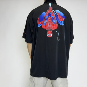 Spider-Man Button Up Large