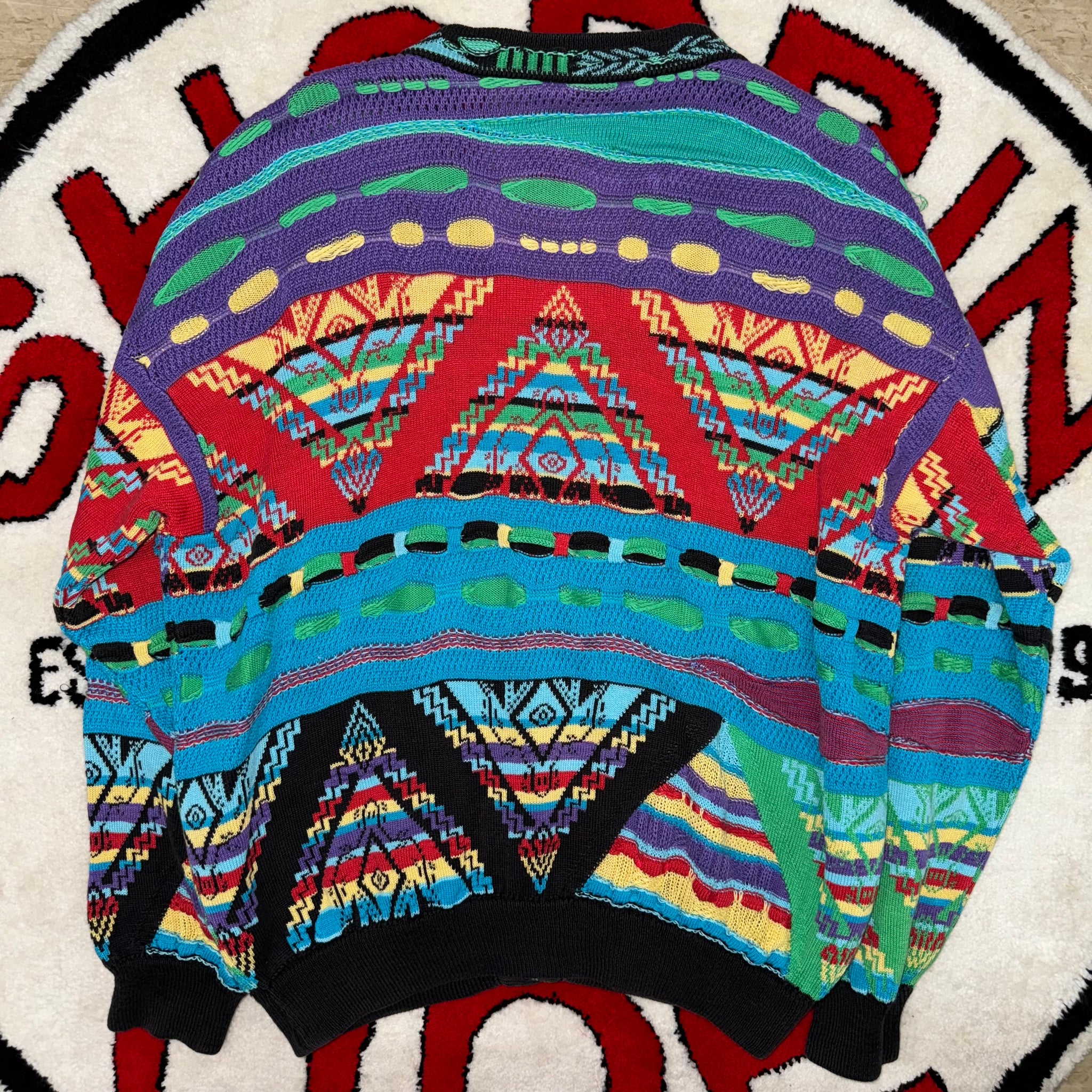 Vintage COOGI Cardigan “Aztec” Sweater