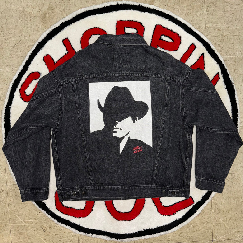 Marlboro Wild West Vintage Black Denim Jacket