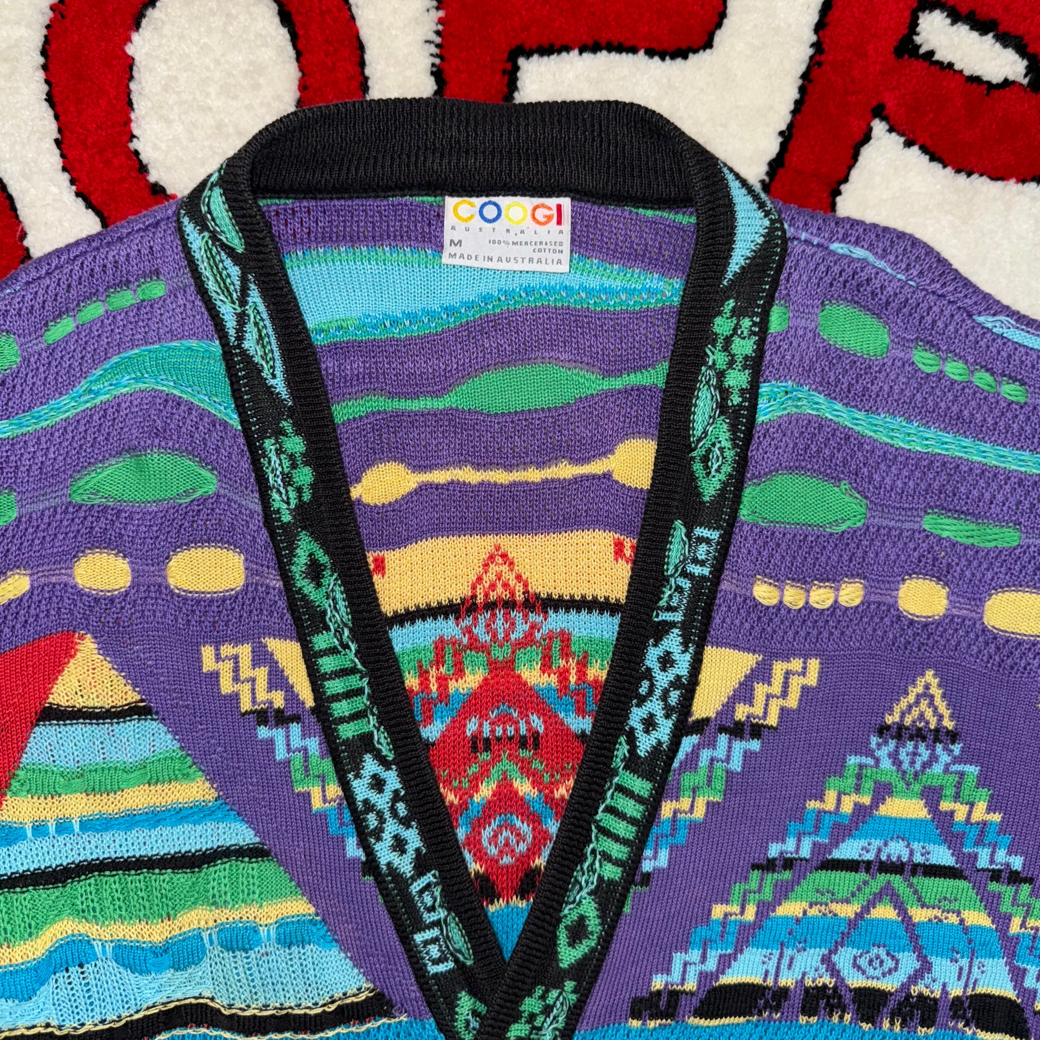 Vintage COOGI Cardigan “Aztec” Sweater