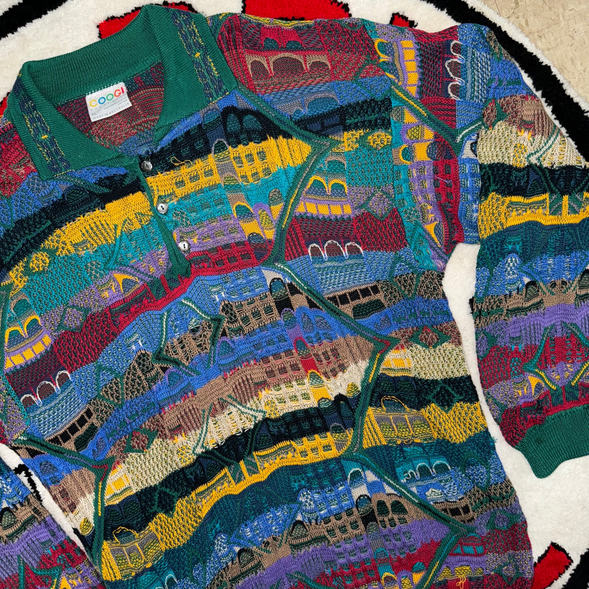 Vintage COOGI Sweater Collared