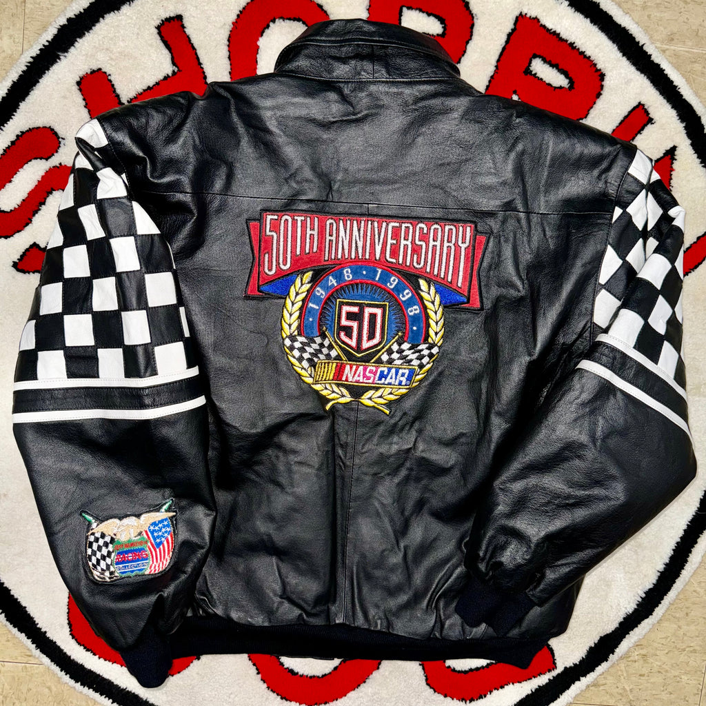 NASCAR 50th Anniversary Leather Jacket XL
