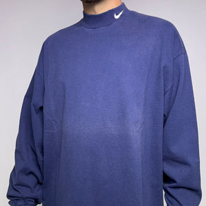 Nike Mock Neck Navy Vintage