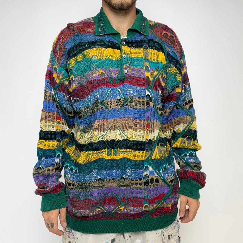 Vintage COOGI Sweater Collared