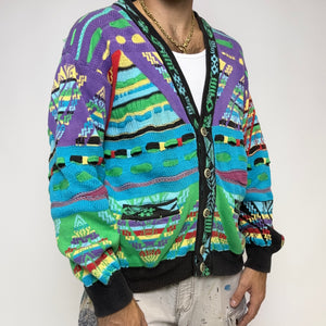 Vintage COOGI Cardigan “Aztec” Sweater