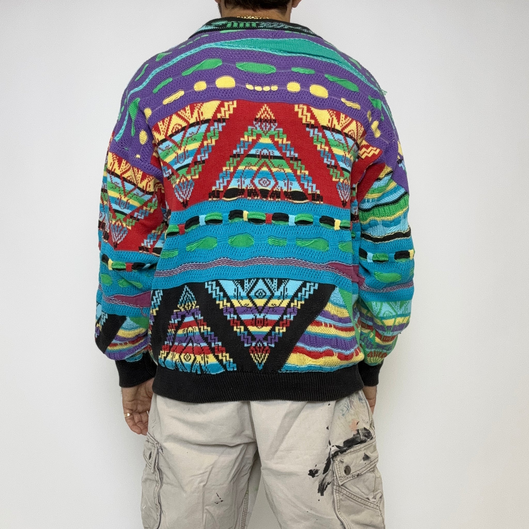 Vintage COOGI Cardigan “Aztec” Sweater