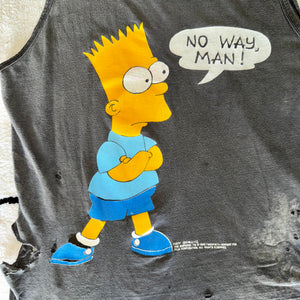 Bart Simpson Tank Top Size Large