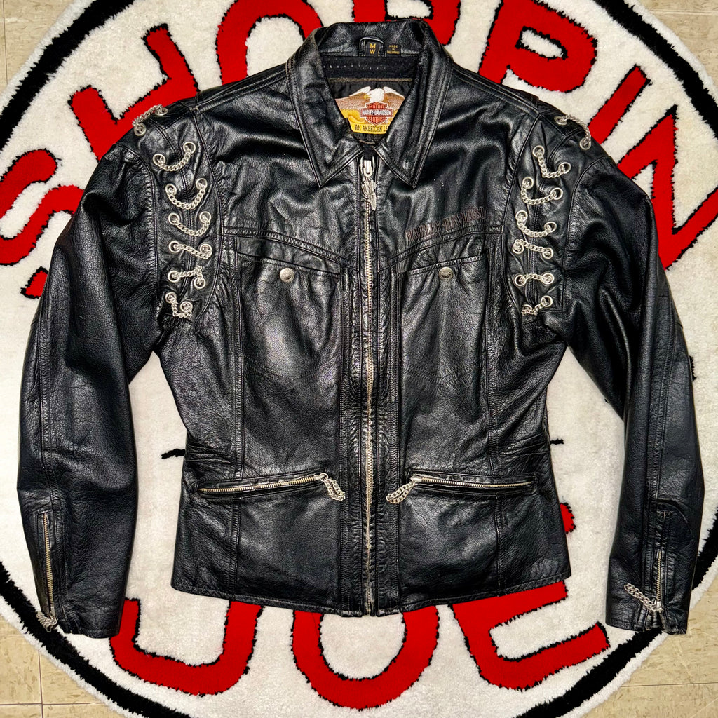 Harley Davidson Ladies Chain Leather