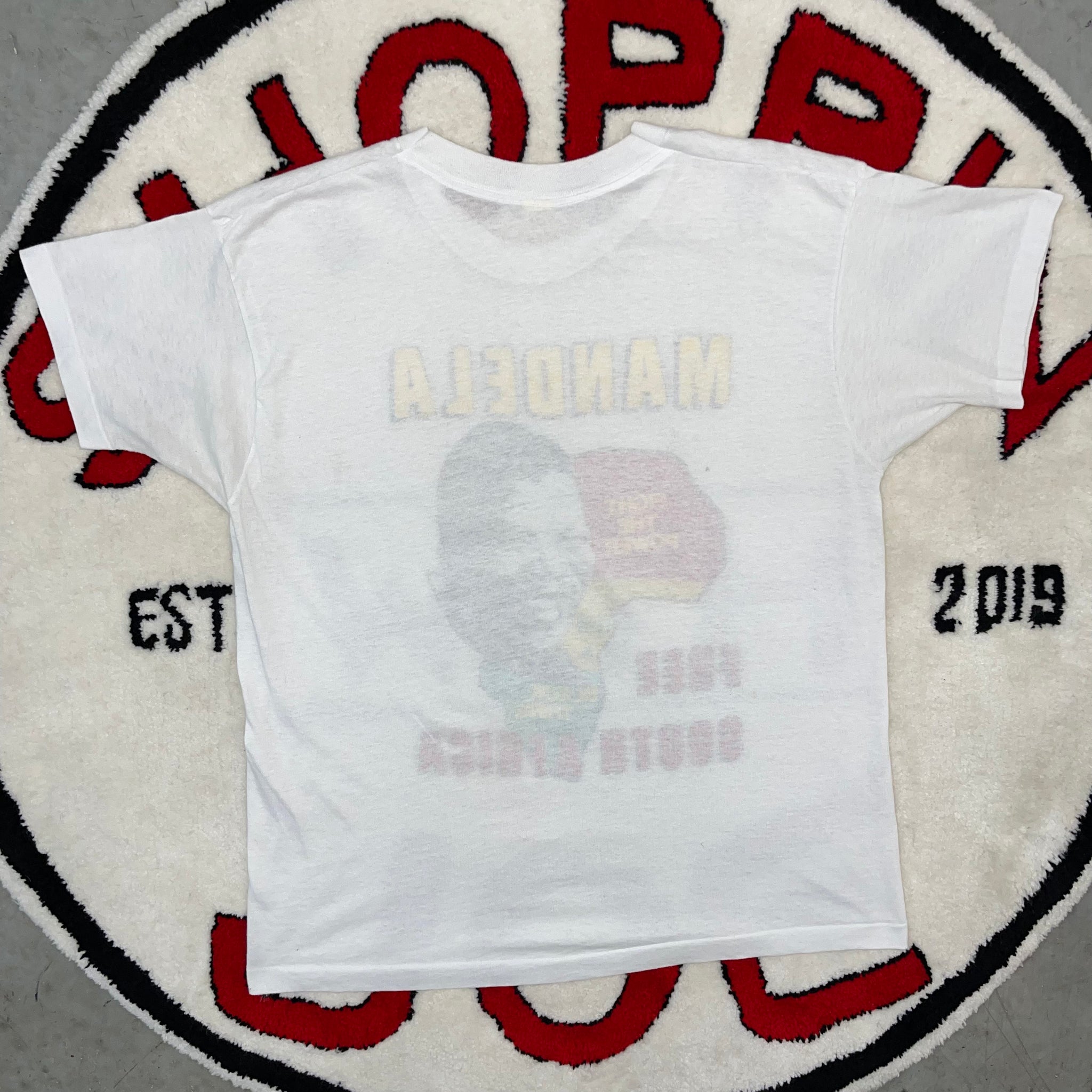 Vintage Nelson Mandela Free South Africa T-Shirt